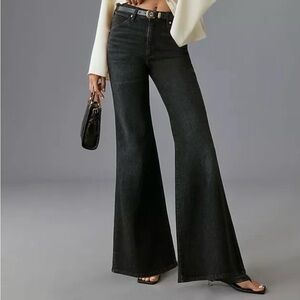 Wrangler Dark Gray Flare Jeans